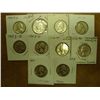 Image 1 : 10 ASSORTED WASHINGTON SILVER QUARTERS