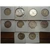 Image 2 : 10 ASSORTED WASHINGTON SILVER QUARTERS