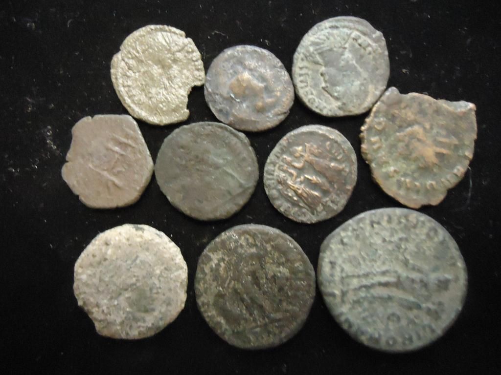 10 ASSORTED ANCIENT COINS FUN TO ATTRIBUTE