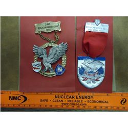 2 MEDALS (AS SHOWN) SEE DESCRIPTION