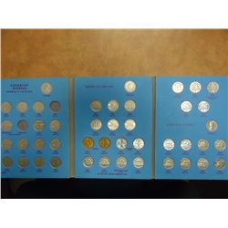 CANADIAN NICKEL 1922-60 PARTIAL SET 44 COINS