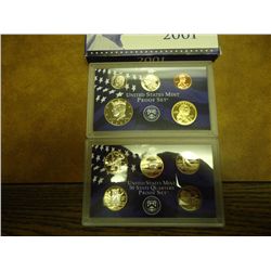 2001 US PROOF SET (WITH BOX)