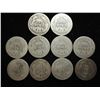Image 2 : 10 ASSORTED BARBER DIMES