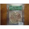 Image 1 : 1991 AMERICAN SILVER EAGLE ICG MS69