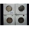 Image 1 : 1856,82,87 & 91-O SEATED LIBERTY DIMES
