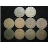 Image 2 : 10 ASSORTED 1890'S INDIAN HEAD CENTS