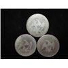 Image 2 : 3 ASSORTED SEATED LIBERTY QUARTERS