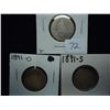 Image 1 : 1891,91-O & 91-S SEATED LIBERTY DIMES
