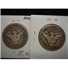 Image 2 : 1907-S & 09-O BARBER HALF DOLLARS