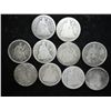 Image 1 : 10 ASSORTED SEATED LIBERTY DIMES