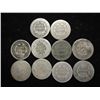 Image 2 : 10 ASSORTED SEATED LIBERTY DIMES