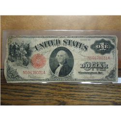 1917 US LARGE SIZE $1 LEGAL TENDER NOTE