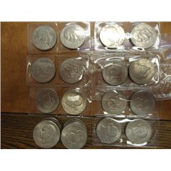 28 ASSORTED IKE DOLLARS