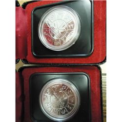 2-1978 CANADA XI GAMES .75 OZ. ASW PROOF