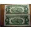 Image 2 : 1928-D & 53-B $2 US NOTES RED SEALS