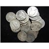 Image 1 : 18 ASSORTED 35% SILVER JEFFERSON WAR NICKELS