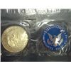 Image 2 : 1974-S IKE SILVER DOLLAR UNC (BLUE PACK)