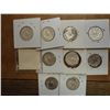 Image 2 : 10 ASSORTED WASHINGTON SILVER QUARTERS