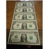 Image 1 : 5-2003-A CONSECUTIVE LOW SERIAL # $1 FRN'S