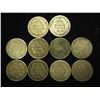 Image 2 : 10 ASSORTED SEATED LIBERTY DIMES