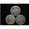 Image 2 : 1857-O, 76 & 77 SEATED LIBERTY QUARTERS