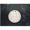 Image 1 : LOVE TOKEN MADE FROM SEATED LIBERTY DIME