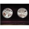 Image 1 : 1983 & 84-S US OLYMPIC 2 COIN PROOF SILVER DOLLARS