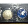 Image 2 : 1971-S IKE SILVER DOLLAR (UNC) (BLUE PACK)