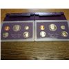 Image 1 : 1985 & 87 US PROOF SETS (WITH BOXES)