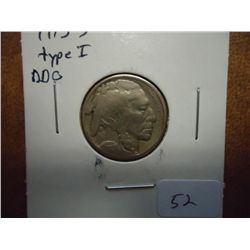 1913-S TYPE I BUFFALO NICKEL (VERY FINE)