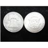 Image 2 : 1954-D & 64 SILVER HALF DOLLARS