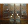 Image 2 : 10 ASSORTED ICG BUFFALO NICKEL SLABS