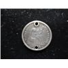 Image 2 : LOVE TOKEN MADE FROM SEATED LIBERTY DIME