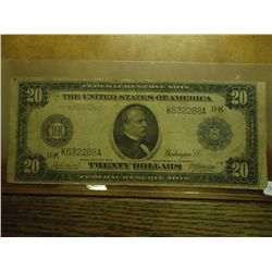 1914 US LARGE SIZE $20 FRN