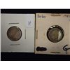 Image 1 : 1901 & 01-O BARBER DIMES