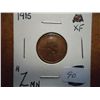Image 1 : 1915 LINCOLN CENT (EXTRA FINE)