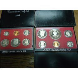 1979 & 80 US PROOF SETS (WITH BOXES)