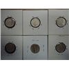 Image 2 : 6 ASSORTED MERCURY DIMES