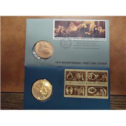 2 US MINT BICENTENNIAL FDC'S (1972 & 76)