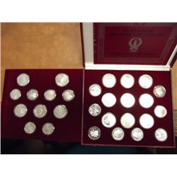 1980 RUSSIA OLYMPIC COIN COLLECTION 28 SILVER PF