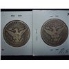 Image 2 : 1906 & 06-D BARBER HALF DOLLARS