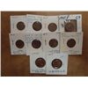 Image 1 : 10 ASSORTED MINOR ERROR LINCOLN CENTS