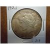 Image 1 : 1923 PEACE SILVER DOLLAR
