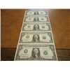 Image 1 : 5-2003-A $1 FRN'S CONSECUTIVE LOW SERIAL #'S