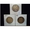 Image 1 : 1897,98 & 99 BARBER HALF DOLLARS