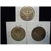 Image 2 : 1897,98 & 99 BARBER HALF DOLLARS