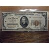 Image 1 : 1929 $20 NATIONAL CURRENCY CLEVELAND BROWN SEAL
