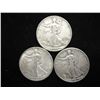 Image 1 : 1941-D,45-D & 47-D WALKING LIBERTY HALF DOLLARS