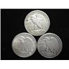 Image 2 : 1941-D,45-D & 47-D WALKING LIBERTY HALF DOLLARS