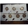 Image 1 : 1900,06-S, 3-07,14 & 16 BARBER DIMES ALL (VG)